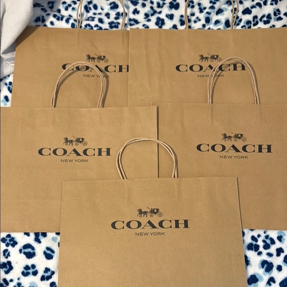 Coach Handbags - Coach Brown Shopping Bags